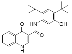 Ivacaftor Structural Formula - Illustration