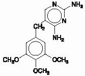 Trimethoprim Structural Formula Illustration