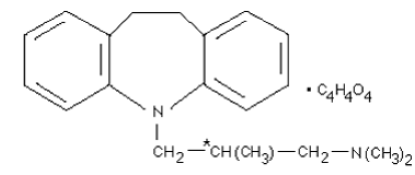 SURMONTIL® (Trimipramine Maleate) Structural Formula Illustration