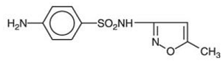 Sulfamethoxazole Structrual Formula Illustration