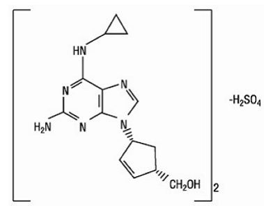 Abacavir - Structural Formula Illustration