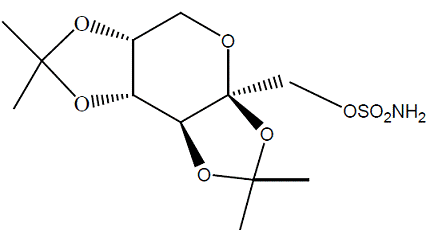 Trokendi XR (topiramate) - Structural Formula  Illustration