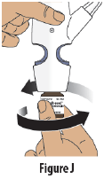 Screw it on until is secured - Illustration