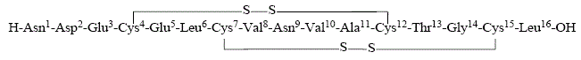 TRULANCE (plecanatide) Structural Formula Illustration