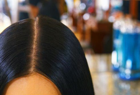 Salon-based keratin hair treatments can deliver silky, smooth locks with no frizz.