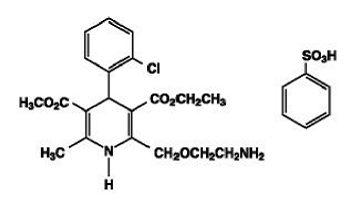 Amlodipine besylate - Structural Formula Illustration