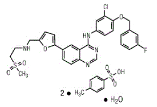 TYKERB® (lapatinib) Structural Formula Illustration