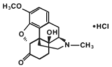 TYLOX® (oxycodone and acetaminophen) Structural Formula Illustration