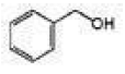 ULESFIA® (benzyl alcohol) Structural Formula Illustration