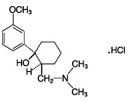 Tramadol hydrochloride - Structural Formula Illustration