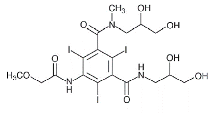 ULTRAVIST (iopromide) Structural Formula Illustration