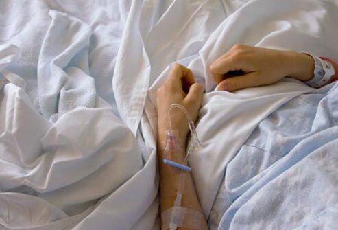 If a person with anorexia nervosa has suicidal thoughts or has serious health complications from the condition, a short hospital stay may be required to begin treatment.