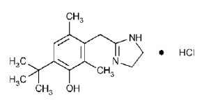 UPNEEQ (oxymetazoline hydrochloride ophthalmic) Structrual Formula Illustration