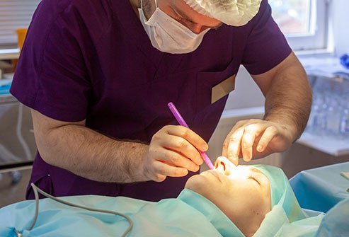 Blepharoplasty is cosmetic surgery of the eyelid in which excessive eyelid skin is removed with or without the removal or addition of eyelid fat.