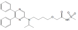 UPTRAVI® (selexipag) Structural Formula Illustration