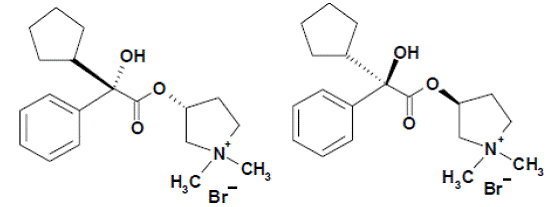 Glycopyrrolate - Structural Formula Illustration