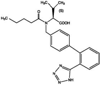 Valsartan Structural Formula Illustration