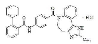 VAPRISOL® (conivaptan hydrochloride) Structural Formula Illustration