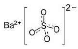 VARIBAR THIN HONEY (barium sulfate) Structural Formula Illustration