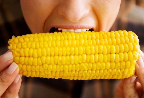 A large ear of corn has about 4 grams of protein.