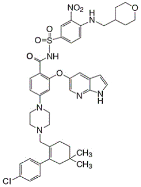 VENCLEXTA® (venetoclax) Structural Formula Illustration