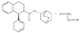 VESICARE LS (solifenacin succinate) Structural Formula - Illustration