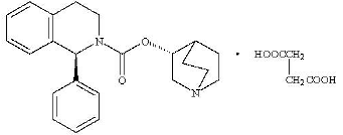 VESIcare (solifenacin succinate) Structural Formula Illustration