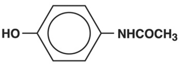 Acetaminophen - Structural Formula Illustration