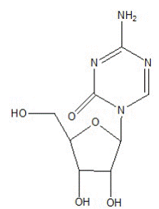 VIDAZA (azacitidine)  Structural Formula Illustration