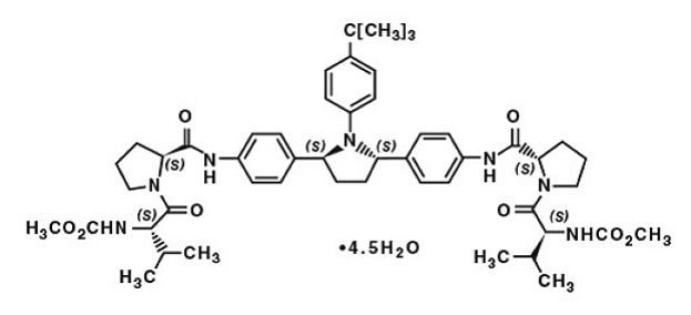 Ombitasvir - Structural Formula Illustration