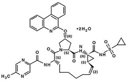 Paritaprevir - Structural Formula Illustration