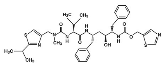 Ritonavir - Structural Formula Illustration