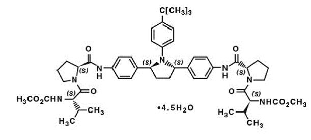 Ombitasvir - Structural Formula Illustration