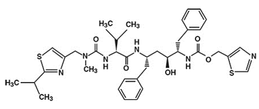 Ritonavir - Structural Formula Illustration