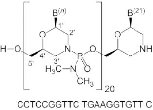 VILTEPSO (viltolarsen) - Structural Formula Illustration