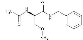 VIMPAT® (lacosamide) Structural Formula Illustration