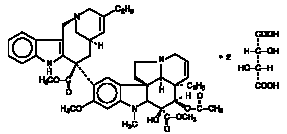 NAVELBINE® (vinorelbine) Structural Formula - Illustration