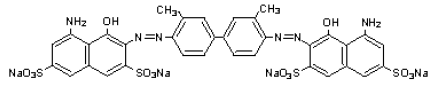  VisionBlue® (trypan blue) Structural Formula Illustration