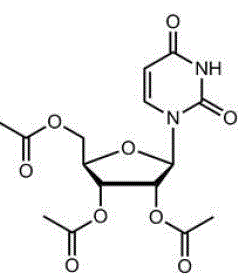 VISTOGARD® (uridine triacetate) Structural Formula Illustration
