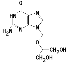 VITRASERT (ganciclovir) Structural Formula Illustration