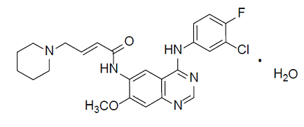 VIZIMPRO® (dacomitinib) Structural Formula - Illustration