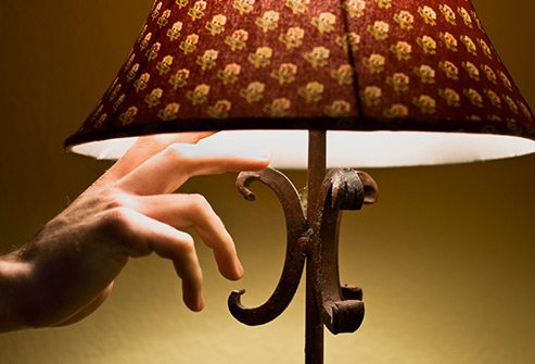 Exposure to lights and screens at night decrease melatonin levels and can impede sleep.