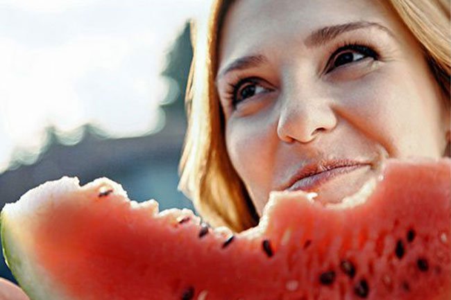 Most people get about 20 percent of the water they need every day from food.