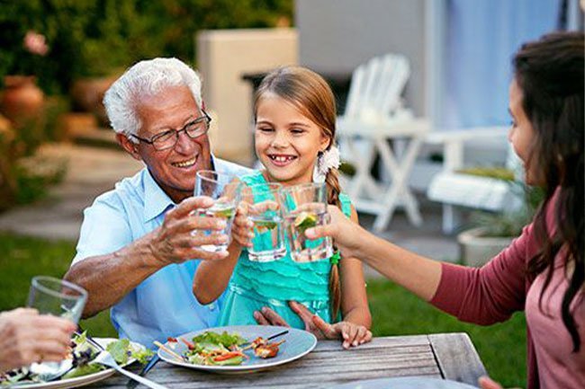 Drinking 16 ounces of water before mealtime may help you consume fewer calories.