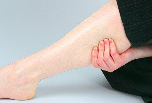 This startling muscle spasm can last a few seconds, even several minutes.