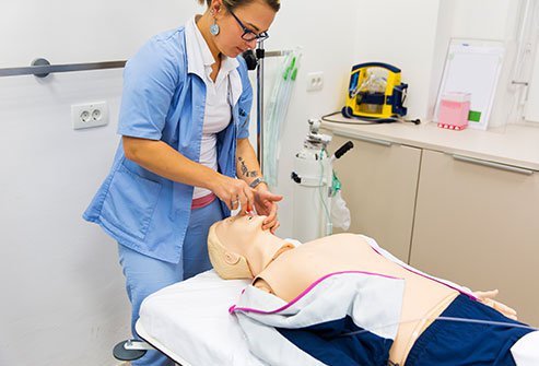 An intubation or endotracheal intubation tube is placed into the windpipe (trachea), or mouth or nose in emergencies. 