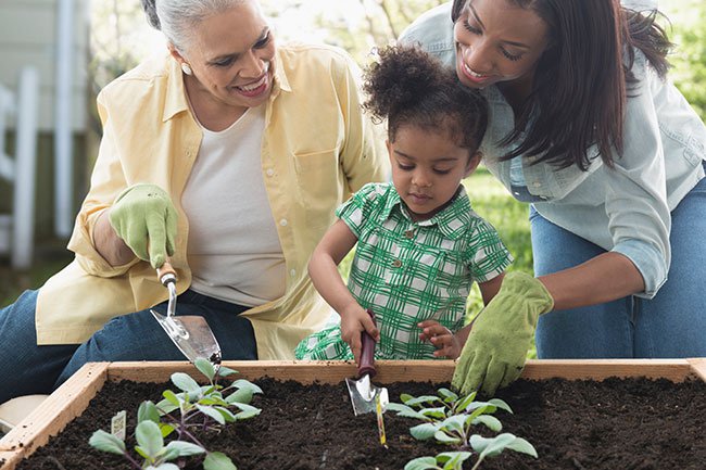 Whether it’s fruit and vegetables or flowers, learning how to garden is a valuable life skill.
