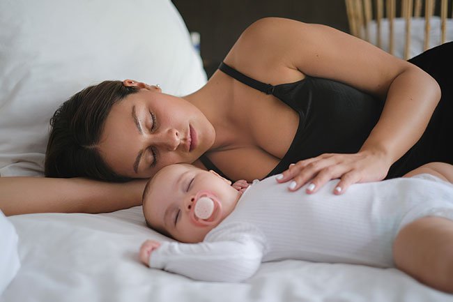 It may seem impossible to get enough sleep when you're taking care of a newborn who wakes you up every two hours.