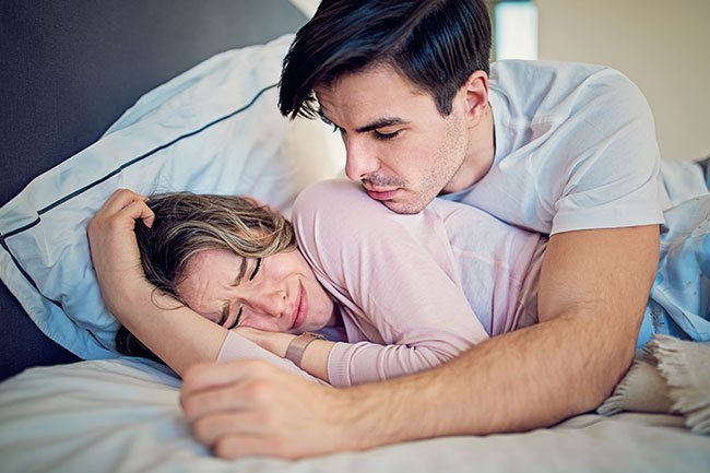 Pain during sex can be a sign of a condition like an infection or endometriosis, which can cause infertility.