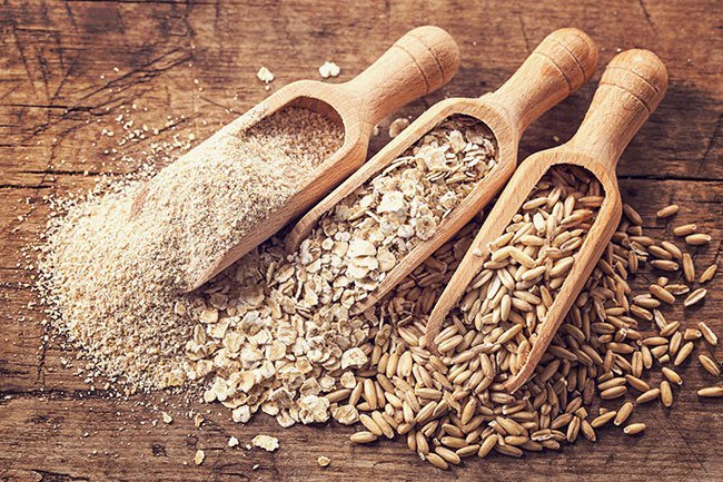 Whole grain kernels contain the bran, germ, and endosperm, unlike refined grains, which only contain the starchy endosperm.